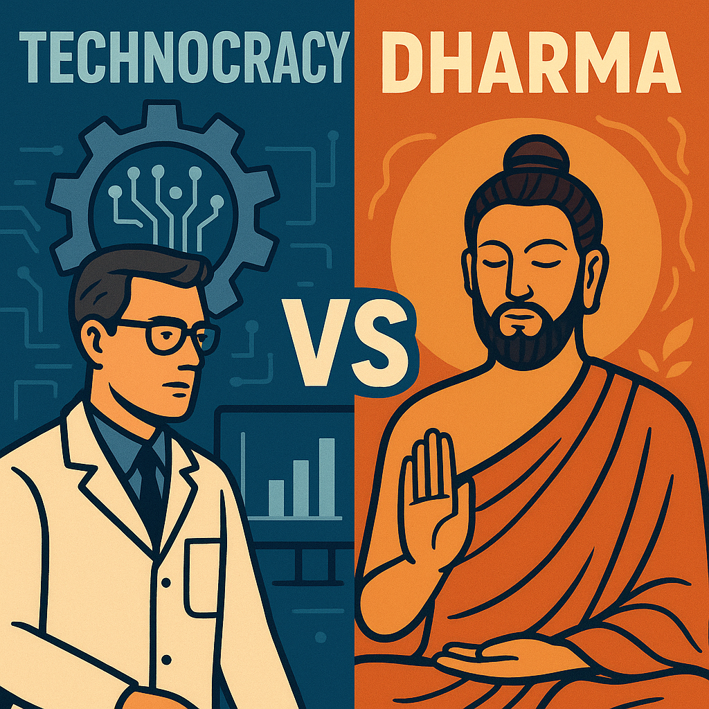 Technocracy vs. Dharma: Two Civilizational Operating Systems