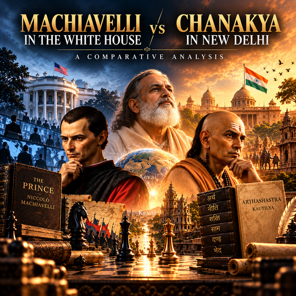 Machiavelli in the White House vs Chanakya in New Delhi: A Comparative Analysis